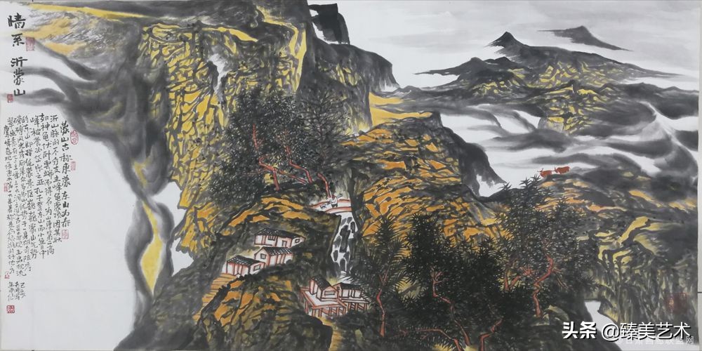 笔墨营造腾升的“心像”——祝夫刚山水画赏析