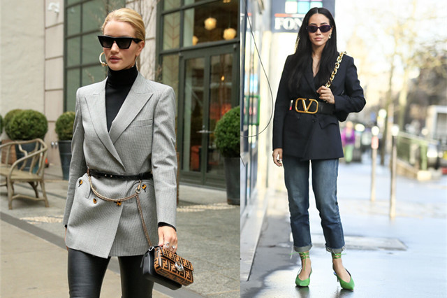 廓形西装适合40岁女人穿吗,四十岁穿什么样的女士西装好看