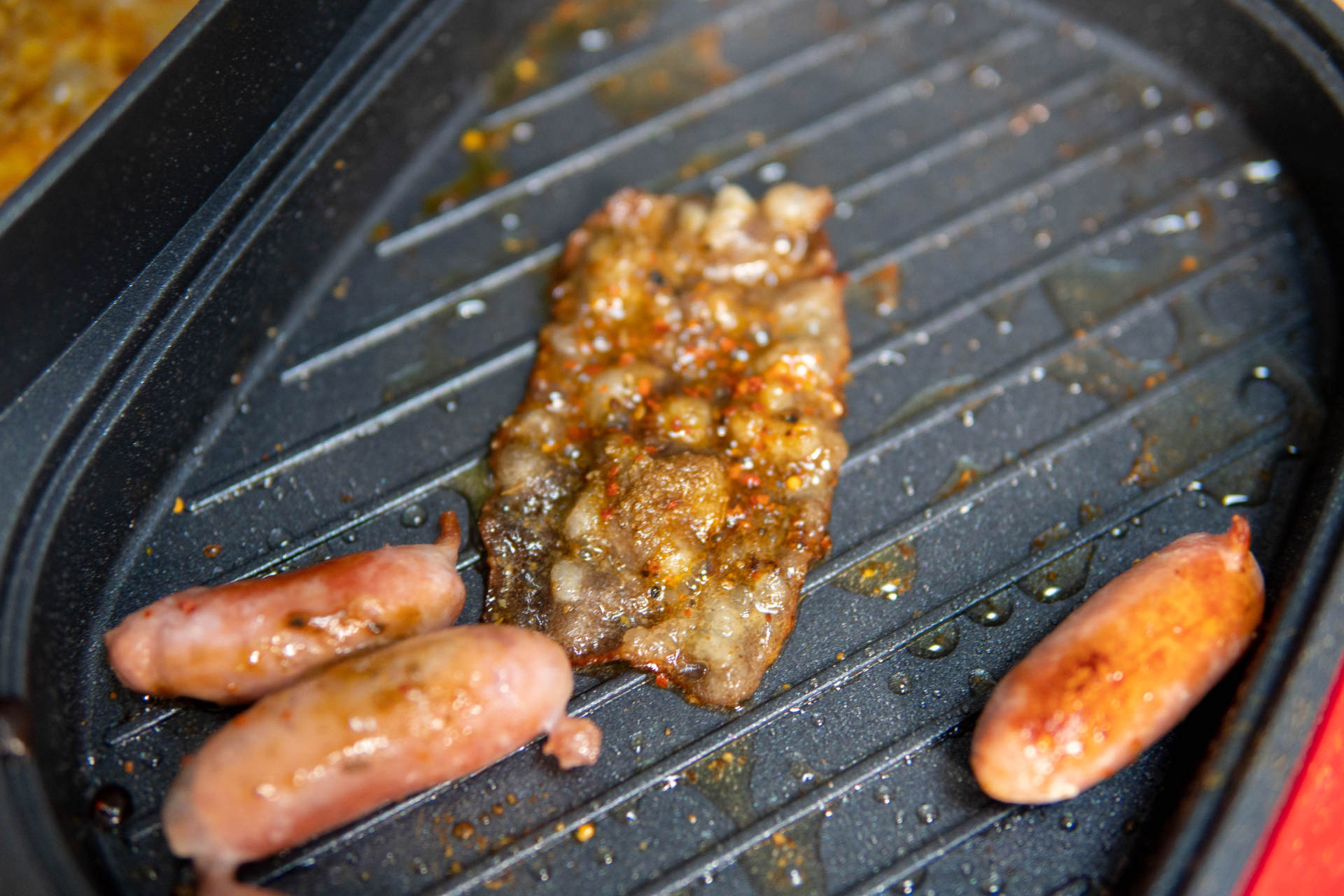 九阳涮锅烧烤一体机麦饭石,九阳涮锅烧烤一体机