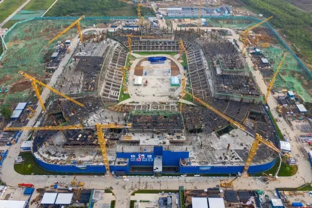 西安国际足球中心周边配套及规划,西安国际足球中心承建单位