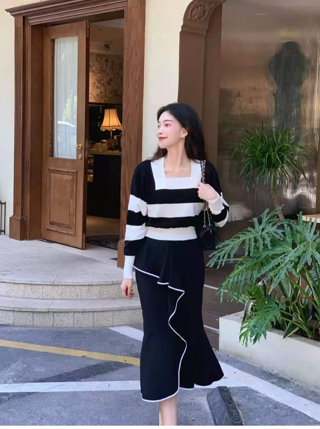 时尚搭配女人味十足,知性优雅女人味高档女装搭配