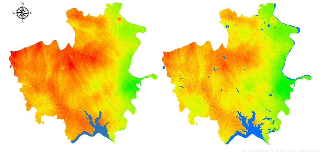 基于ArcMap的回归克里格与普通克里格方法插值与结果对比分析