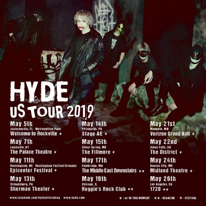 hyde中国演唱会2019,hyde演唱会照片