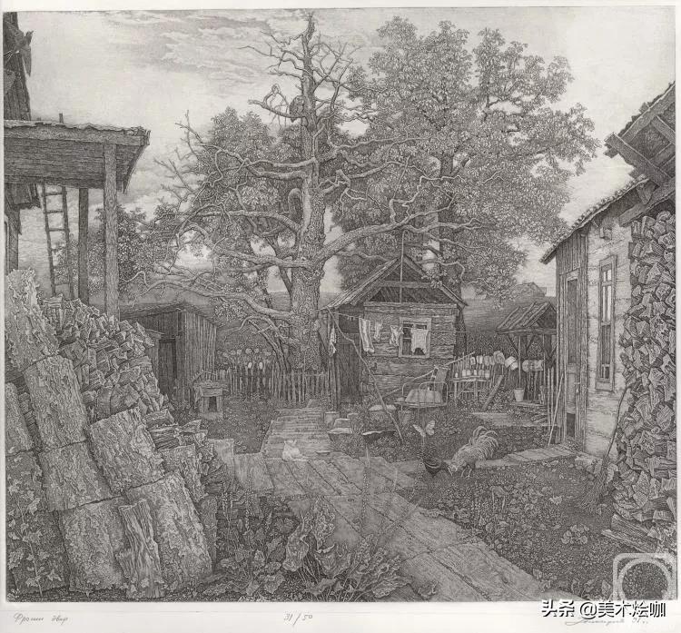 德国风景素描大全,东欧风景素描