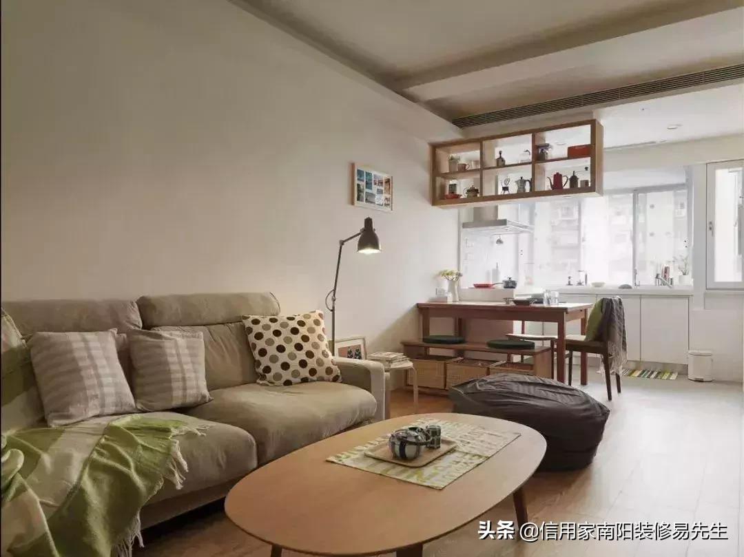 108平横厅客厅餐厅一体装修实景图,48种客餐厅设计总有一款适合你