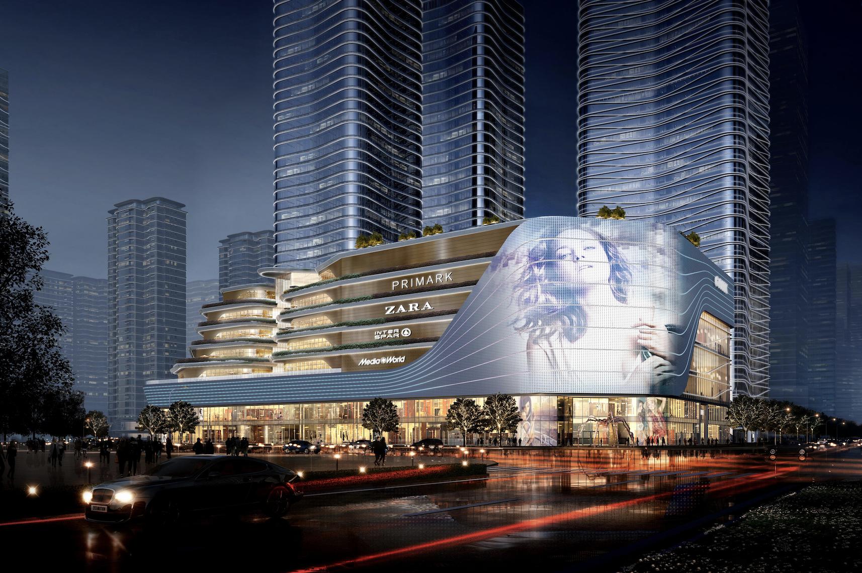 428米的昆明最高楼单体建筑容积率25、总建面超过27万方