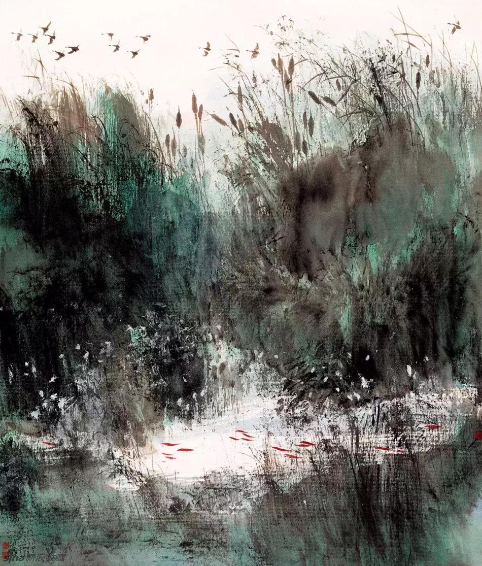 画家宋雨桂作品欣赏,宋雨桂山水书画作品