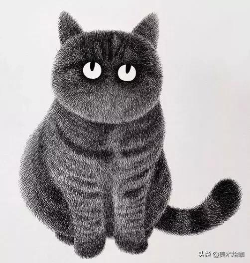 他用一支5块钱的针管笔“撸猫”，17万网友直呼：这猫要活了