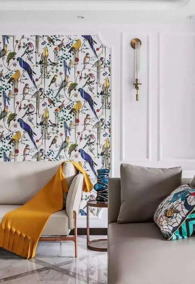 护墙板背景墙最新效果图,欧式护墙板背景墙装修效果