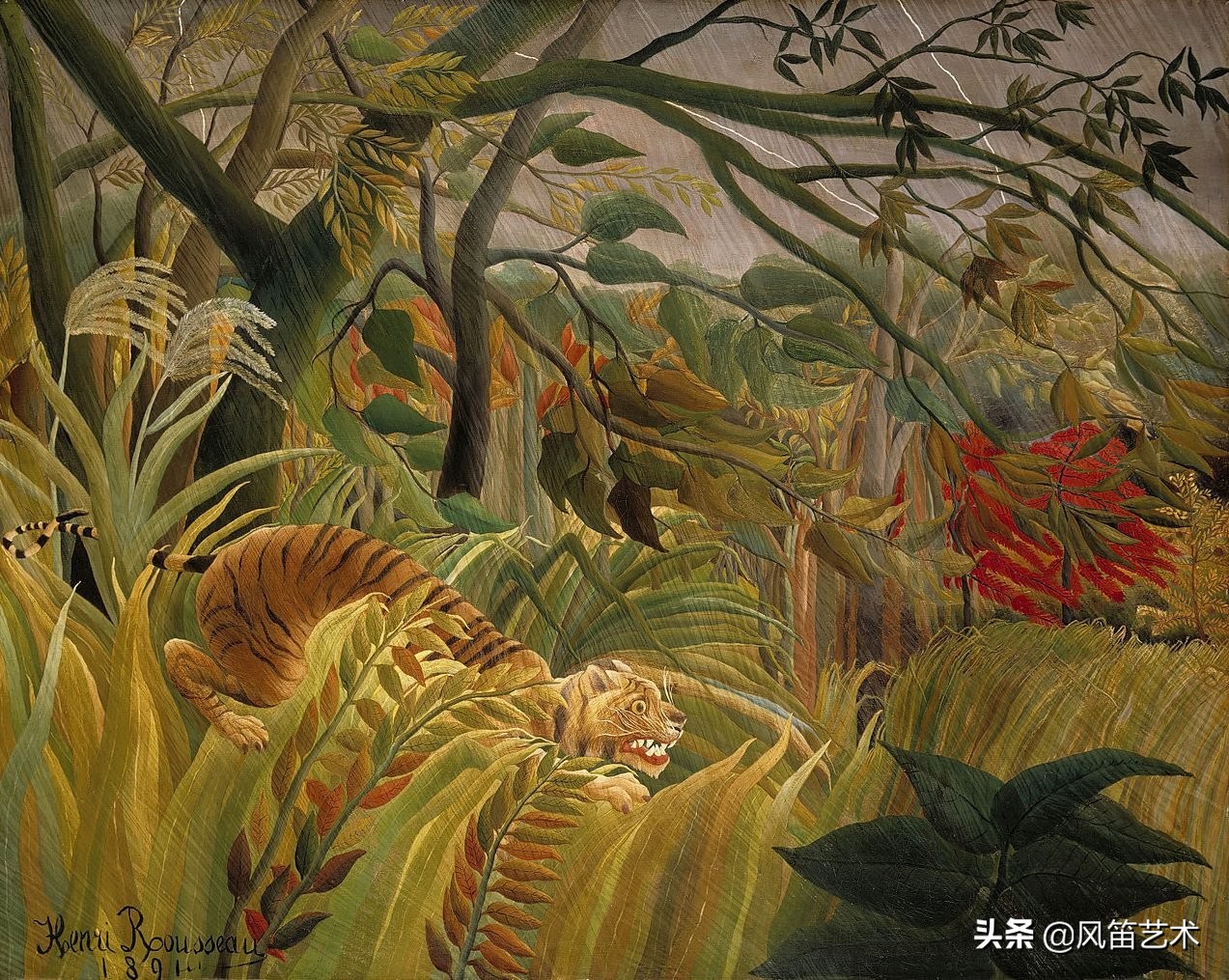 亨利卢梭励志画法,亨利卢梭画法教程