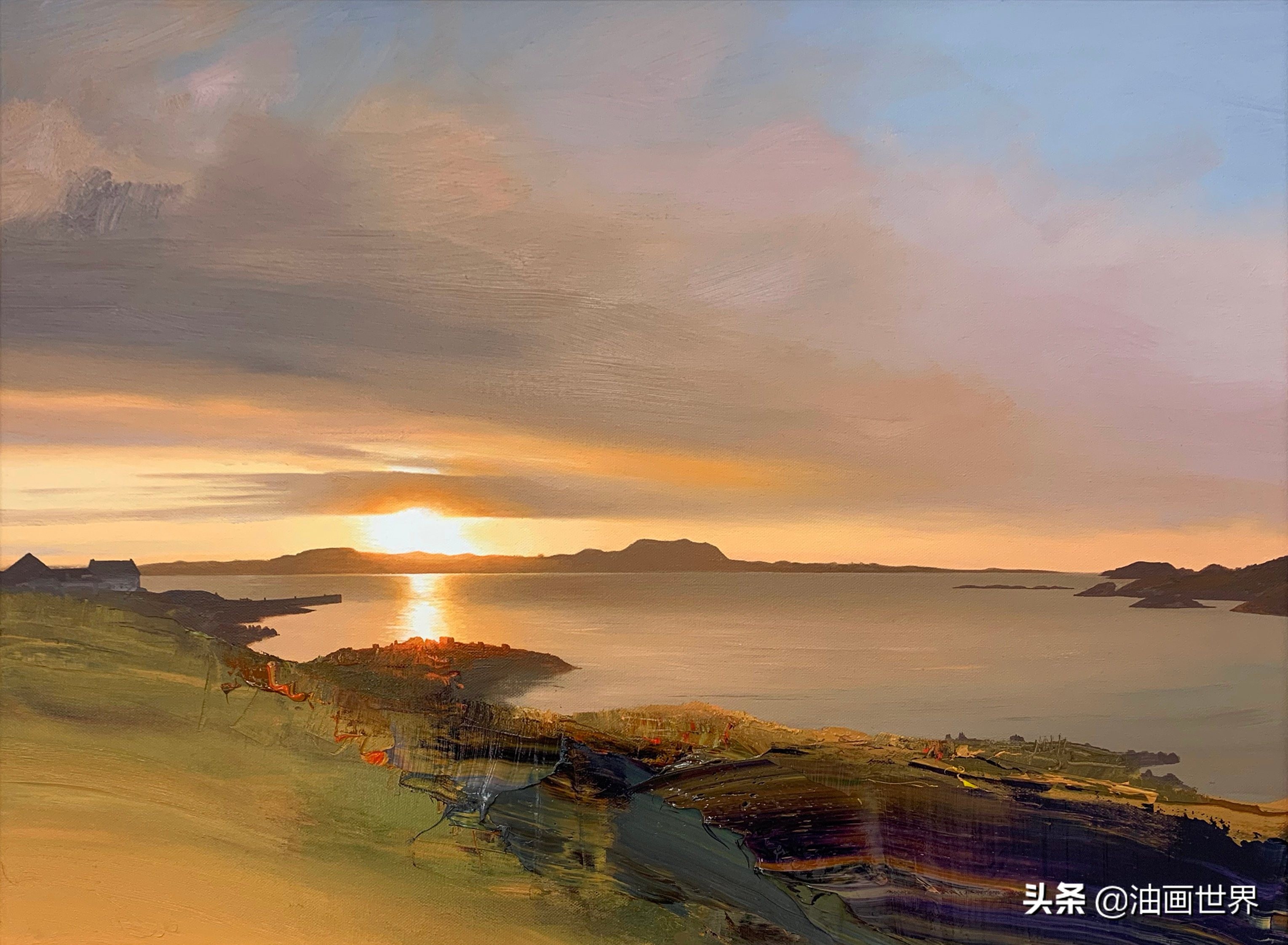 美国画家大峡谷古典风景油画,美国油画家埃里克瓦列斯的风景画