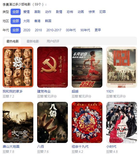 盘点所有李晨演过电视剧及电影,李晨影视剧最新