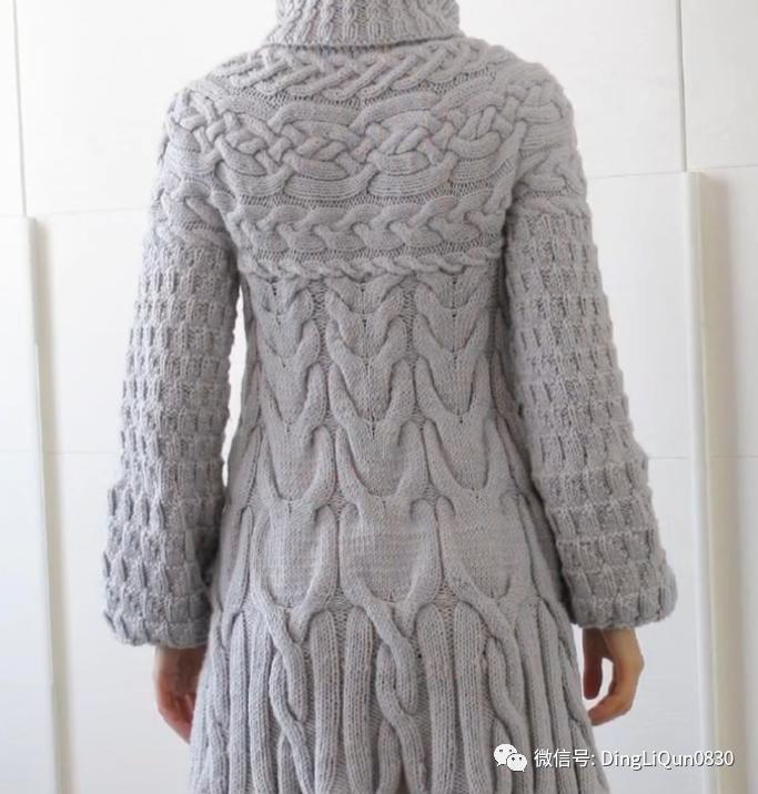 春秋针织女装长款开衫外套,加肥加大针织开衫外套长款