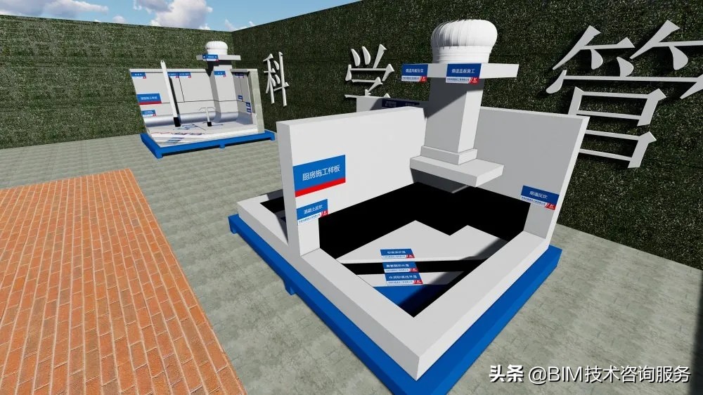 bim建筑样板和结构样板建立,施工方案bim模型配图