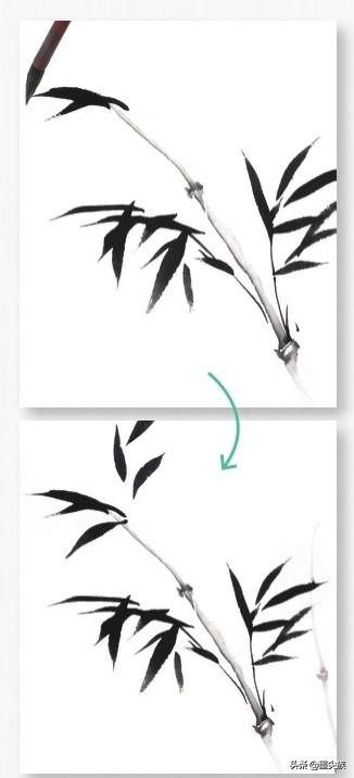 水墨画竹的写意画法,如何欣赏兰竹组合画