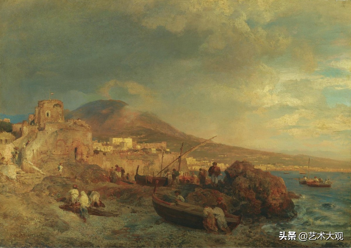 芬兰大师古典风景油画作品欣赏,顶级的欧洲午后阳光风景油画