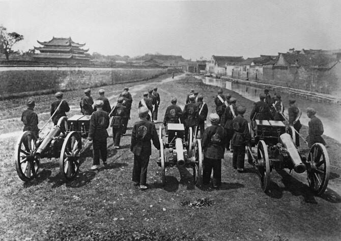 洋枪队是谁统领的,洋枪队近代化