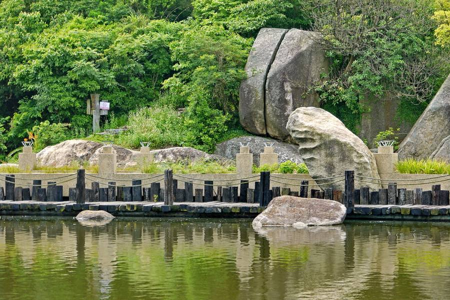 珠海石博园奇石在哪里,石博园精品奇石展示