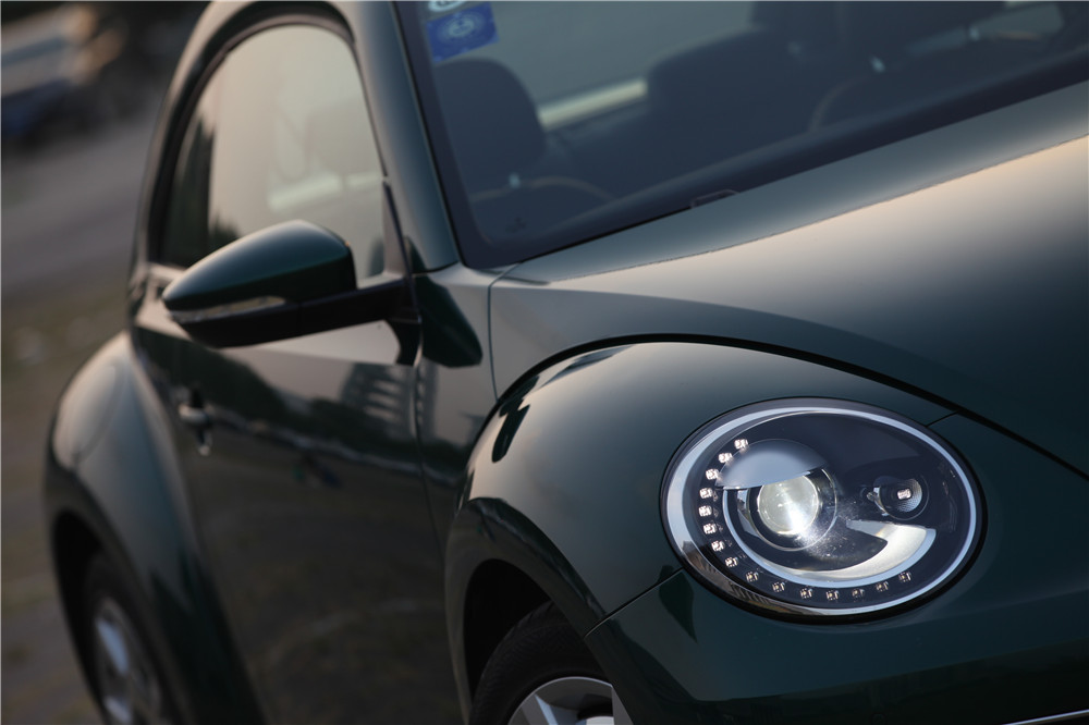 绿色甲壳虫车子视频,试驾最后一代甲壳虫