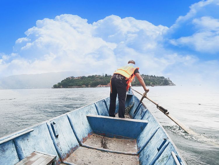 抚仙湖里的小岛,澄江抚仙湖孤山小岛怎么去