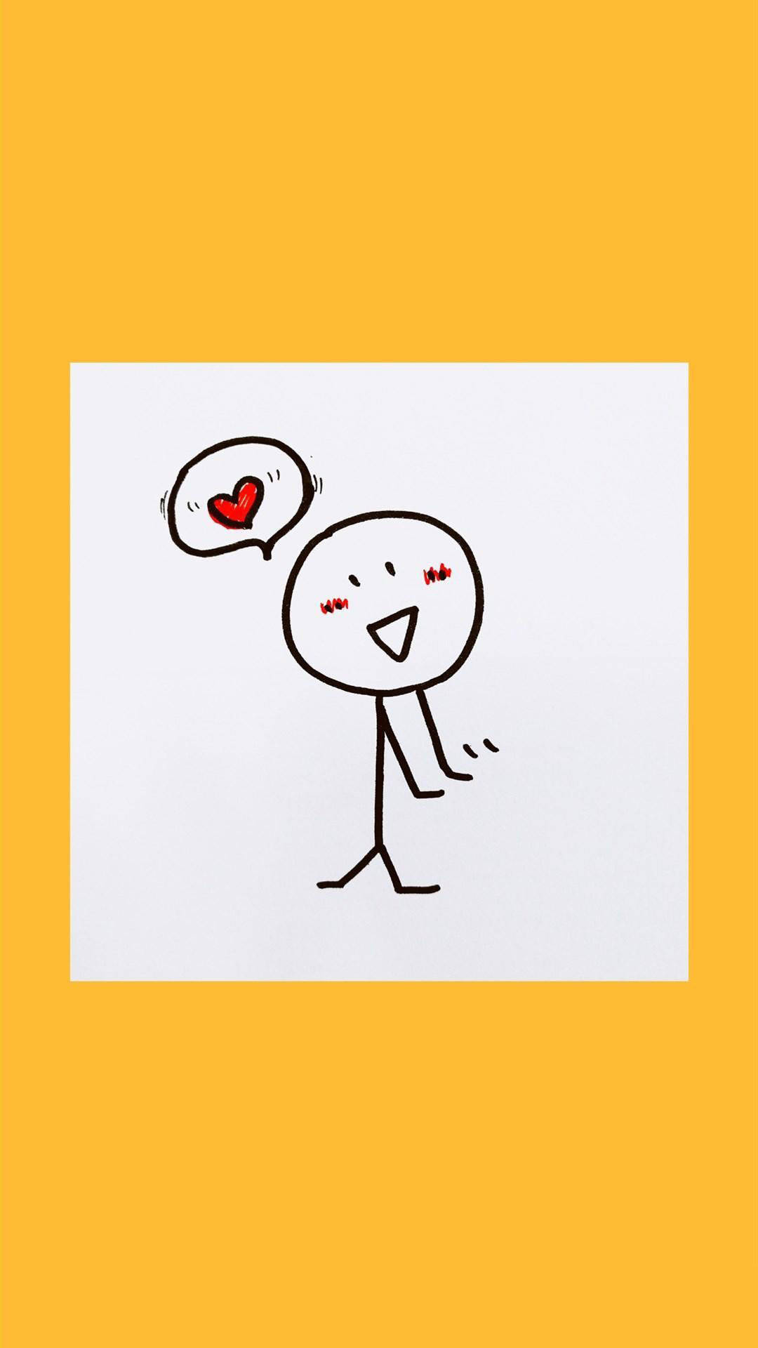 简笔画火柴人壁纸,简笔画火柴人手绘