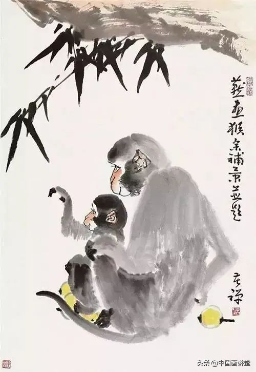 国画猴子入门教学,国画猴子简单的画法