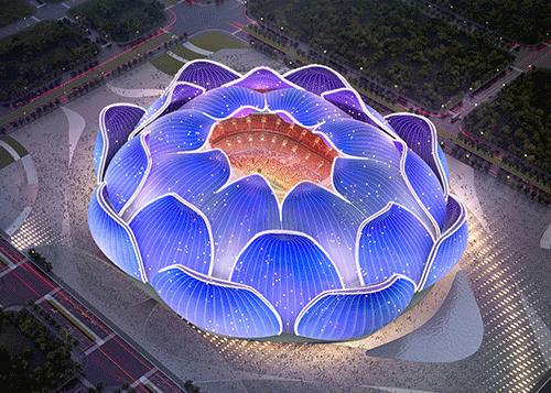 恒大专业足球场效果图,恒大巨型足球场