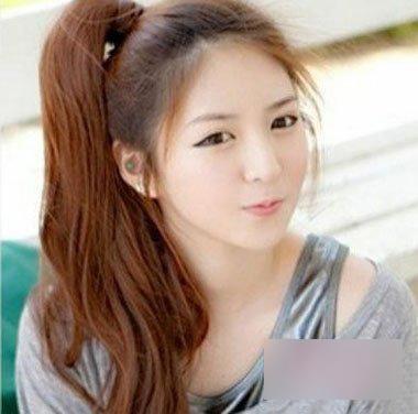 创意马尾扎法,高马尾扎发简单又好看发量多