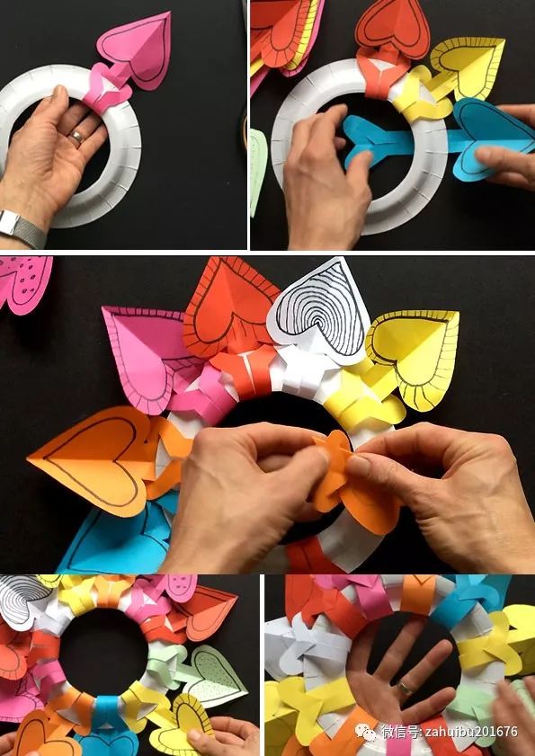 彩色一次性纸盘手工制作幼儿园,蛋糕盘子创意手工彩泥池塘