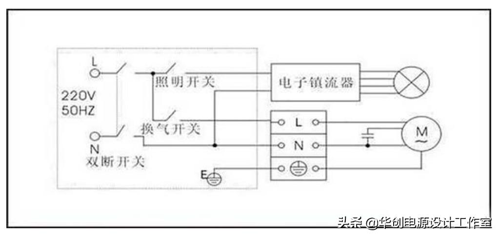 照明开关接法单控,照明开关单开双控怎么接线