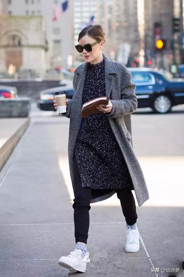 裙子套裤子,今年秋季流行穿裙子裤子超级时髦