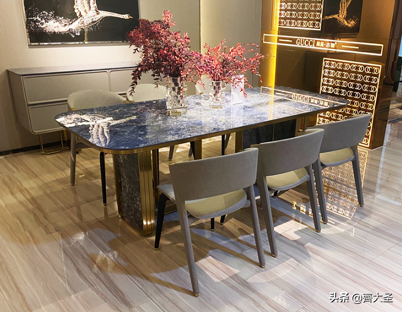 1米8餐桌摆放尺寸大小对照表,家用长方形餐桌8-10人尺寸