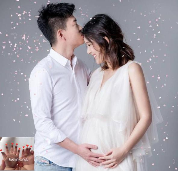 余香凝婚纱照曝光,余香凝孕妇照片