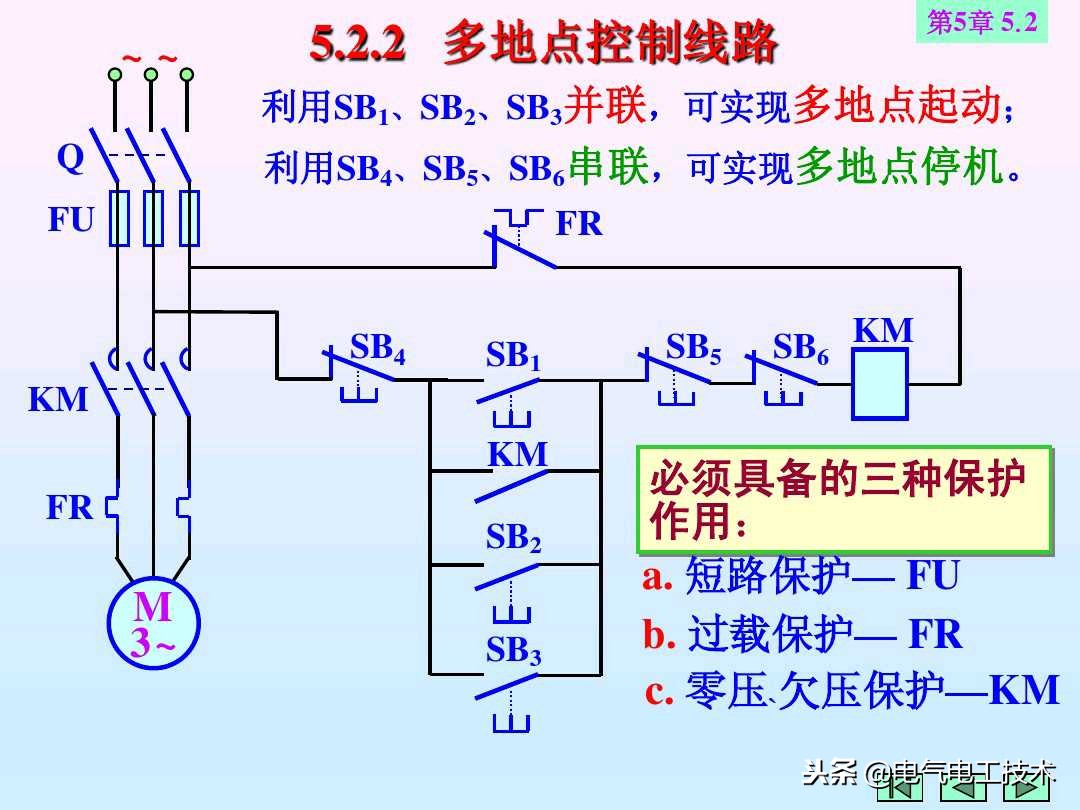 电工基础接线电路图大全,电工考试照明电路接线图