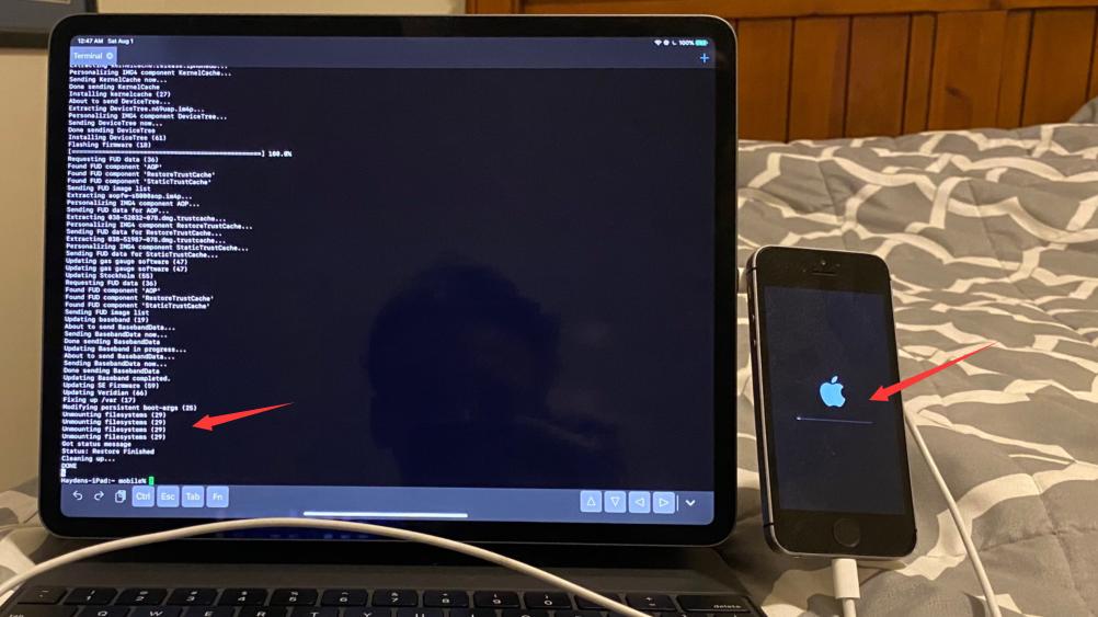 iphone刷机和越狱,平板ipadios9.3.5完美越狱操作