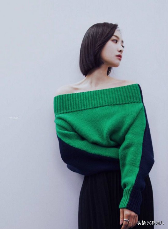 当钟楚曦和江疏影同穿印花连衣裙,倪妮钟楚曦写真