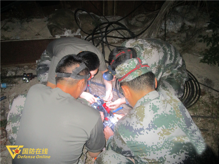 大雪通信兵巡线,通信兵巡线战场