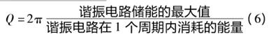 谐振回路有载品质因数怎么计算,回路谐振电阻与品质因数的关系