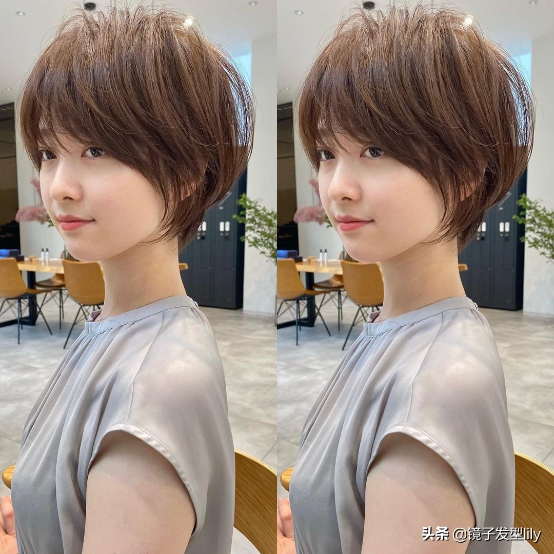 超适合女生夏天剪的几款超短发,女夏季气质扎发