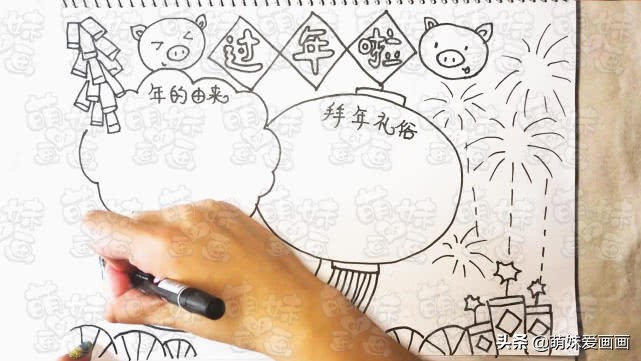 手抄报背面作品标注怎么写,手抄报绘制过程该怎么介绍