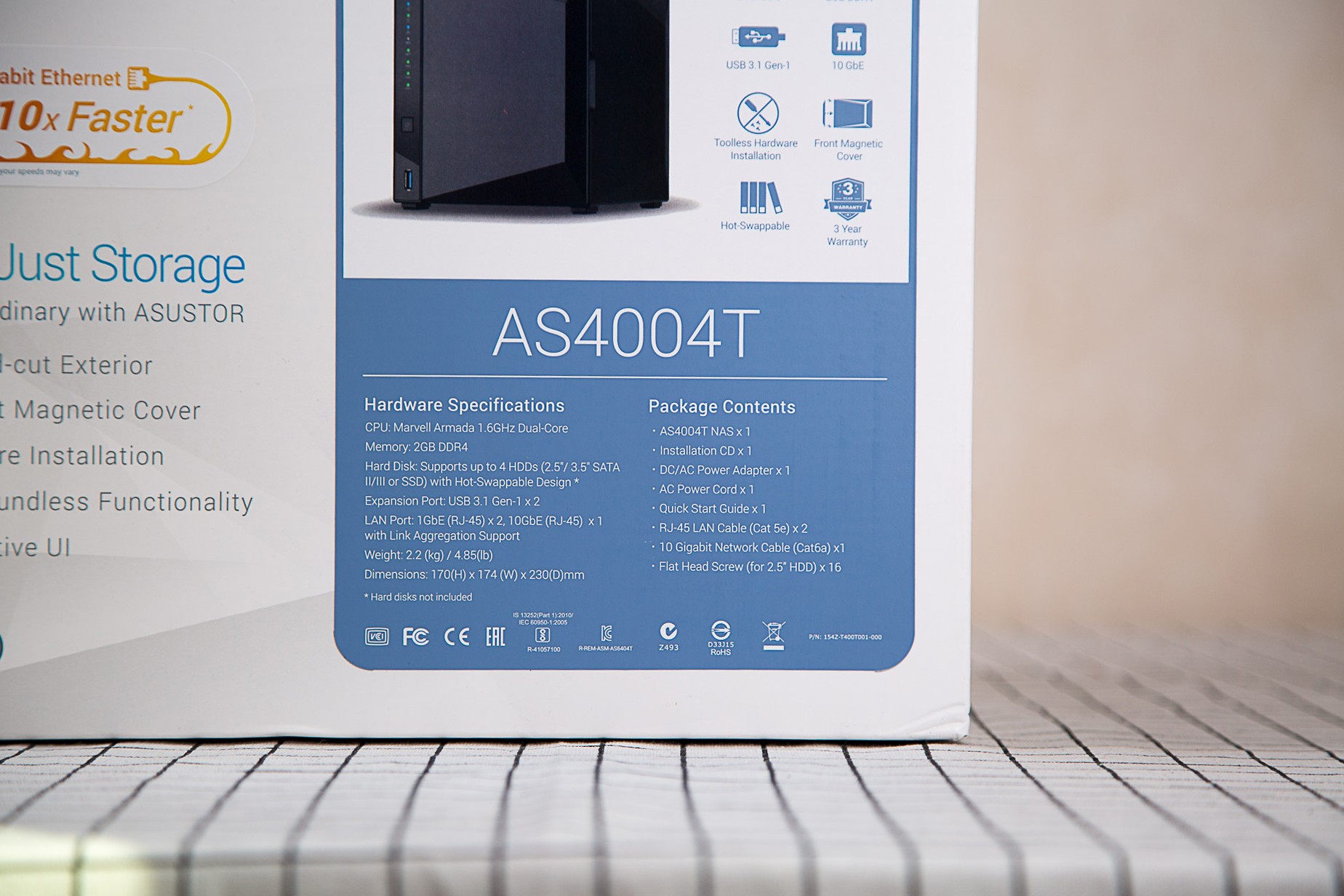 给硬盘插上翅膀-华芸AS4004T万兆NAS搭建测试