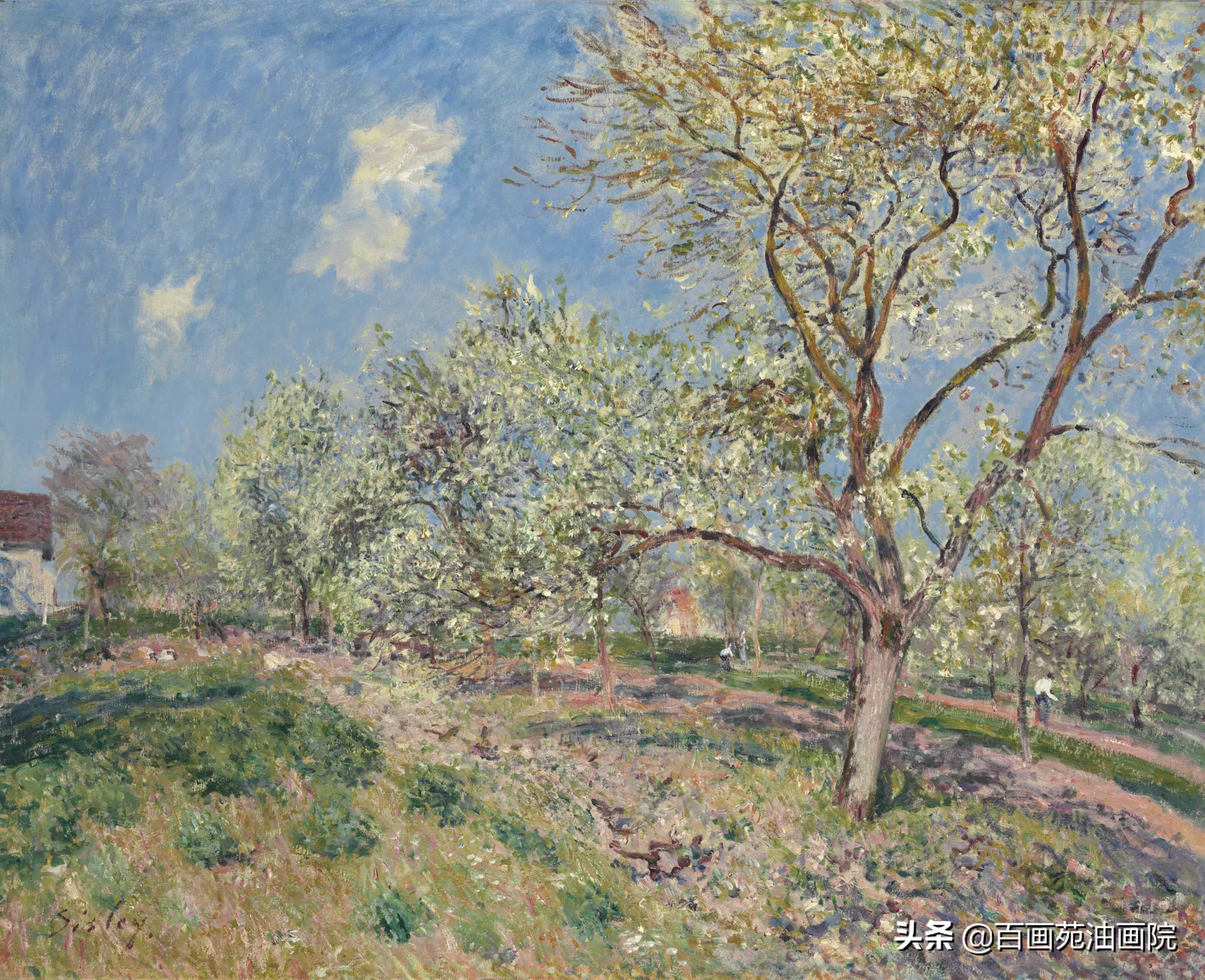 零基础画油画风景国外大师,油画如何画夜晚的云景