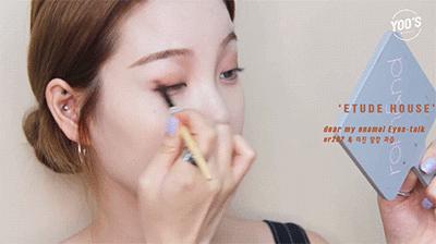 单眼皮肿眼泡眼尾上翘眼妆画法,单眼皮眼妆的画法初学者视频