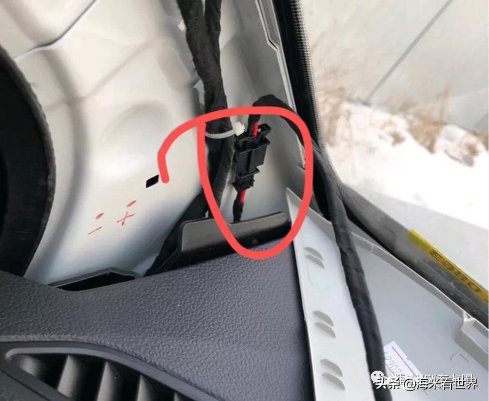 捷达vs5记录仪降压线安装方法,捷达vs5行车记录仪安装走线图