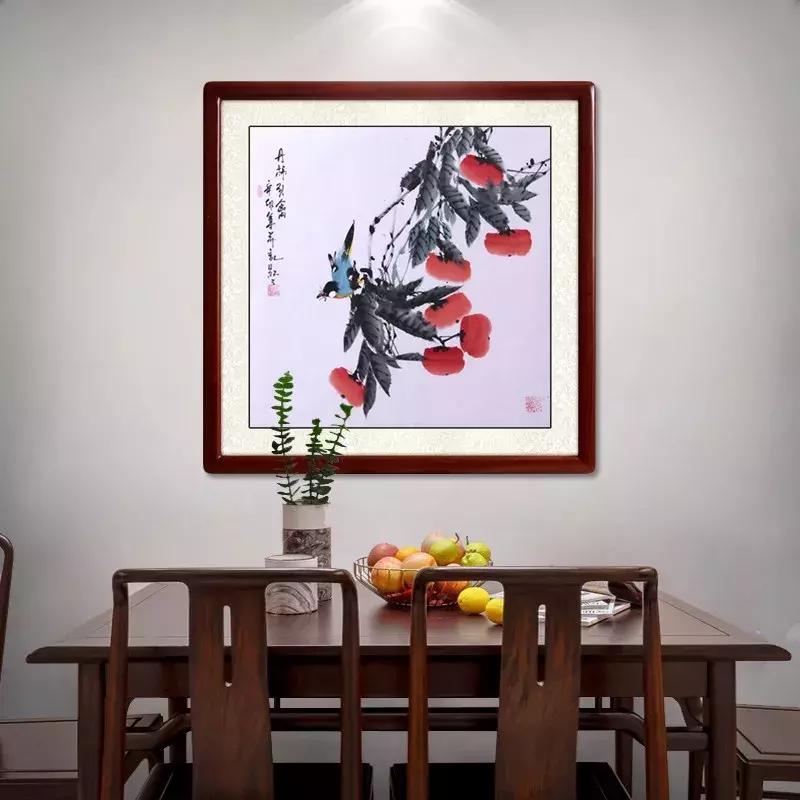 国画鸿运当头风水,红红火火国画作品欣赏