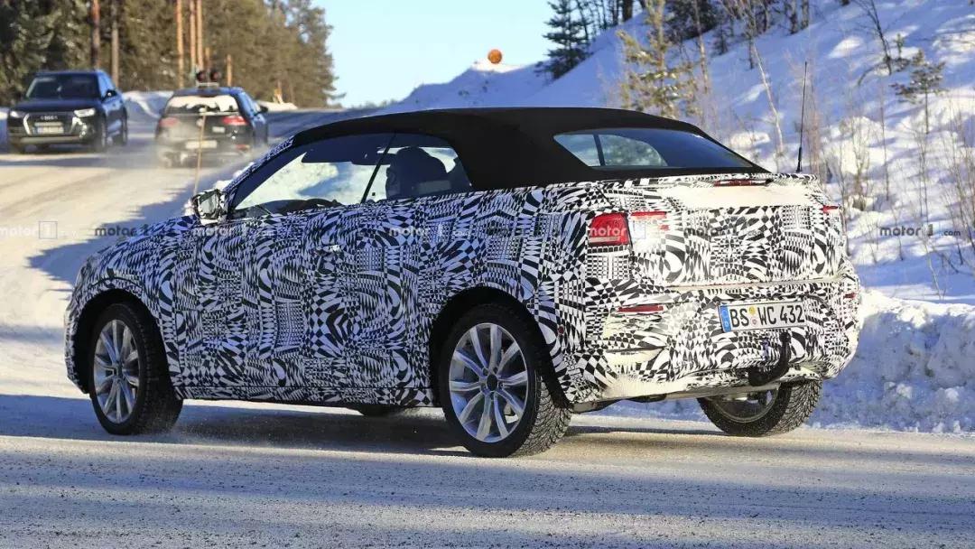 全新大众t-roc敞篷,新款大众t-roc系列车型谍照曝光