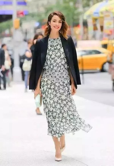 碎花裙才是真正的美,碎花裙小众设计感