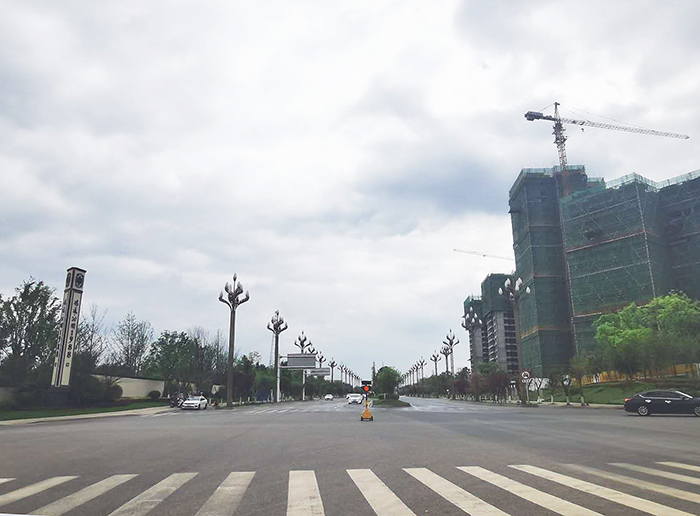 南充市顺庆区金融大道周边变化,南充北部新城金融大道阳光君悦府