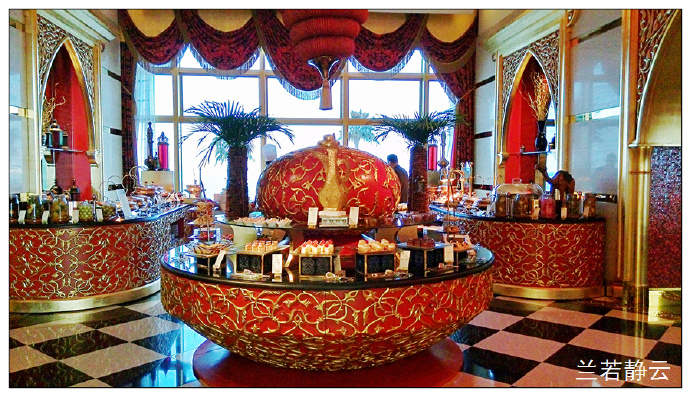 享用迪拜帆船酒店早餐,迪拜七星帆船酒店附近美食