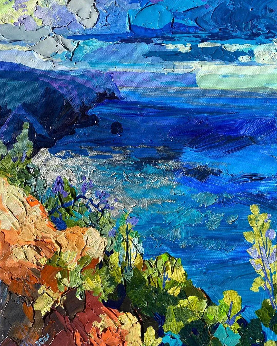 一千元颜料画画,画画颜料全套捡漏